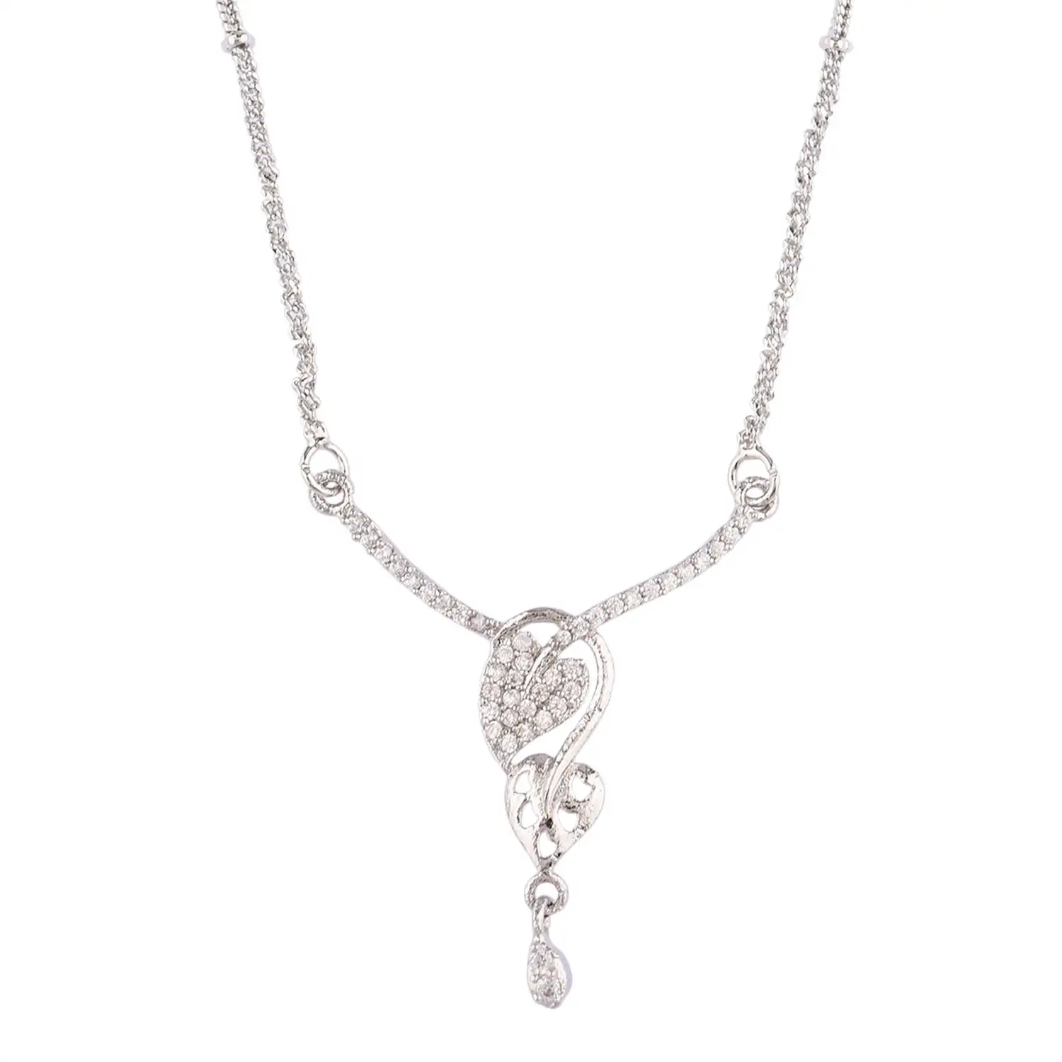 Collier chaîne avec pendentif en argent indien, fabrication de bijoux en zircone cubique, pendentif pour la saint valentin, vente en gros,