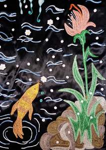 Offre Spéciale Attrayant Nature Amour Noir Soie L'ouzbékistan Broderie Suzani Couvre-lit Nuit Jardin Panneau Mural Design Tapisserie Jeter - Product Image 4