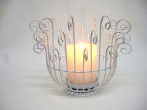 Portavelas decorativo de primera calidad, soporte de pilar de vela chapado en oro, malla de alambre, estilo moderno, candelabro elegante de bajo precio para decoración del hogar - Product Image 6