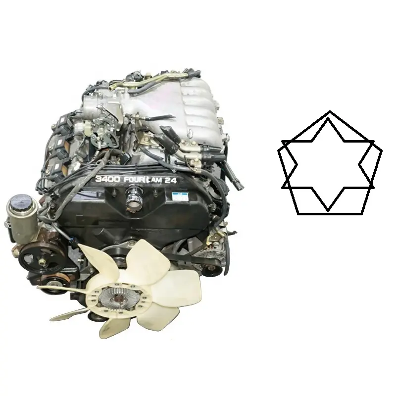 5VZ двигатель в сборе для продажи, б/у двигатели для продажи