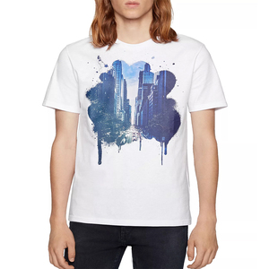 เสื้อยืดสีขาวพิมพ์ลายดิจิทัลแบบสั่งทำใหม่สำหรับผู้ชาย/เด็กผู้ชาย คอลเลคชั่นฤดูร้อน คุณภาพแบรนด์แท้ เนื้อผ้านุ่ม - Product Image 2