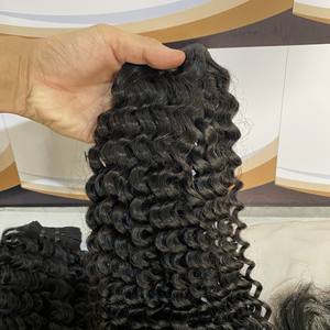 wholesale afro kinky curly bundles mongolian human hair bundles 100% human hair weave extensions 4A 4B 4C virgin hair bundles - Product Image 1