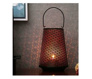 Linterna jali de metal decorativa hecha a mano, para decoraciones de boda y festivales, marroquí, nueva - Product Image 1