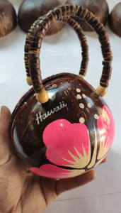 Wholesale Coconut Shell Bag Handmade Purse Beaded Bags Natural Material Eco Friendly Coconut Women <b>Handbag</b> 99GD - Product Image 5