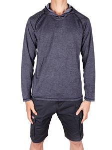 Venta al por mayor de alta calidad de pesca con capucha de manga larga rendimiento camiseta Upf 50 + protección solar pesca Jersey de secado rápido Uv Sudadera con capucha - Product Image 4