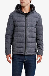 เสื้อโค้ทพัฟเฟอร์กันลมแบบลำลองสำหรับผู้ชาย ไซส์ใหญ่ ปกปกติ มีฮู้ดขนแกะ ซักแบบพิเศษ ซิปกันน้ำ ผ้าฝ้าย สำหรับฤดูใบไม้ร่วง - Product Image 3