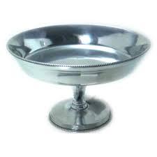 Smooth Rotating Fiber <b>Cake</b> Stand <b>Cake</b> Decorating Turntable white and Silver for parties home and restaurants at lowest price - Product Image 2
