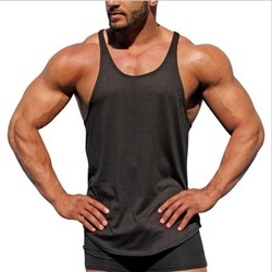 2025 hommes débardeur haute qualité 100% coton décontracté Gym & Sports Singlet respirant et vente chaude XL taille tricoté armure - Product Image 6
