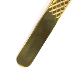 Pincettes à cils de couleur dorée et luxueuse, pour les cils, avec Logo personnalisé, en acier sans tache, avec poignée en diamant, de haute qualité - Product Image 6