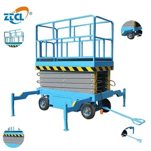 ZTCL China High Quality 4m 500kg Mobile Scissor Lift Platform On Sale