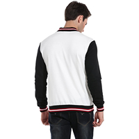 Blouson universitaire d'hiver à manches longues en laine avec manches en cuir de vachette, écologique, imperméable, respirant, grande taille, Fox