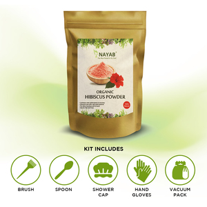 ที่ดีที่สุดราคาเครื่องสำอางเกรด Nayab ชบาผงที่ดีที่สุดสำหรับการดูแลเส้นผม - Product Image 5