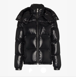 Veste coupe-vent unie pour hommes, blouson d'hiver à bulles à capuche, de couleur unie, vente en gros, - Product Image 6