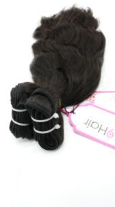 Extensión de cabello Remy virgen de alta calidad, trama ondulada Natural, tejido de cabello humano teñido a máquina Doble - Product Image 3