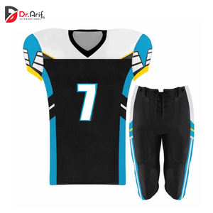 2025 unisexe football américain maillots pantalon 100% polyester dernière conception grande taille vêtements de sport pour adultes jeunes XL taille ensemble vente - Product Image 4