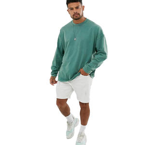 T-shirts en coton de haute qualité pour hommes avec short brodé personnalisé à vendre - Product Image 2