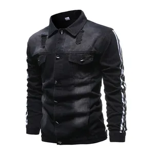 Spring Autumn Denim Men's New Trendy Fashion Denim Outwear Hip Hop Retro Jeans coats Jackets