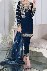 DABKA-TOP largo moderno con cuentas de cristal, bordado embellecedor, para vestir en fiesta o boda, 2022 - Product Image 2