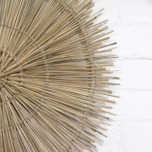 Décoration murale en herbe de mer tissée pour la maison, fabriquée au Vietnam - Product Image 6