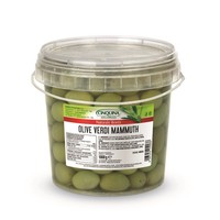Cinquina 1kg Verse Manzanilla Natuurlijk Zoete en Sappige Gebakken Zwarte Olijven Schaal Italiaanse Stijl Gemaakt in Italië 24 Maanden Houdbaarheid