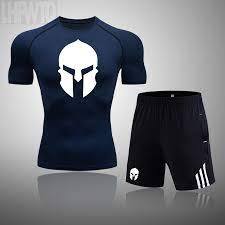 Ensemble t-shirt imprimé et Short, à manches courtes, avec col ras du cou, pour l'été - Product Image 2