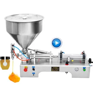 Soda Water / Chilli Paste Tomato Sauce Oil Filling Equipment Bottle Filling Machine 5-50ml