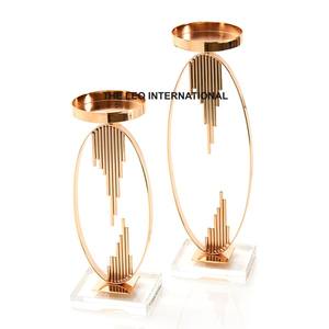 Portavelas Decorativo de Acero Inoxidable, Perfecto para Interiores, Exteriores, Bodas y Otras Ocasiones - Product Image 4