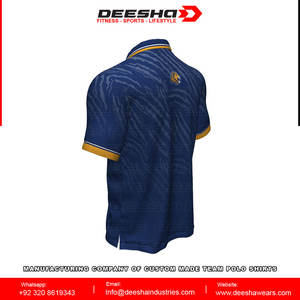 Polo personalizado de empresa y escuela, camisa deportiva de Golf de secado rápido, 100% algodón, sublimación - Product Image 3