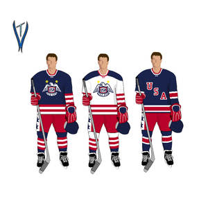 Ropa deportiva unisex de hockey sobre hielo de diseño personalizado, la mejor calidad, con impresión totalmente personalizada por sublimación, conjuntos de nombres del equipo OEM - Product Image 2