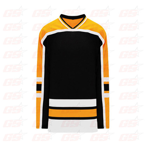 Adult Sublimation Custom V Neck & Long Sleeve Ice Hockey Jersey Hockey Shirts - Product Image 4