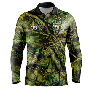 Camisetas de pesca con sublimación para hombre, ropa de pesca de protección, de secado rápido - Product Image 5