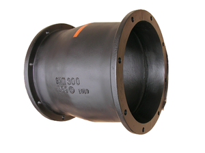 Producto de fundición de boca de campana con brida, piezas de fabricación de fundición de espuma de hierro fundido, dúctil - Product Image 2