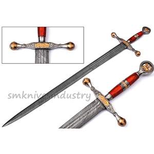 Espada de Metal Plateada de Una Sola Cara, Inspirada en El Señor de los Anillos, Lista para la Batalla, con Funda y Armadura (Smk1959) - Product Image 2