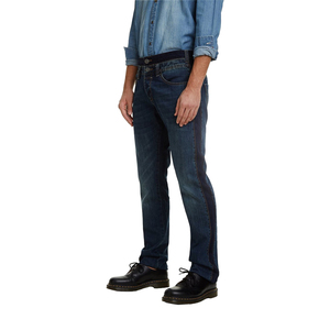 Pantalones vaqueros de motorista de carreras azules personalizados para hombre, estilo desgastado, efecto lavado de nieve, ropa deportiva transpirable, ajuste europeo Prime - Product Image 4