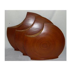 แจกันไม้ไผ่ทรงกลมทนทานเป็นมิตรต่อสิ่งแวดล้อมทำด้วยมือ - Product Image 5