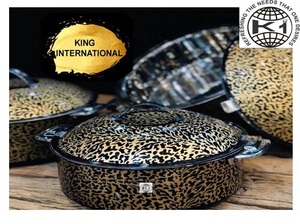king antique design best hot selling casserole steel with plastic casserole - Product Image 2