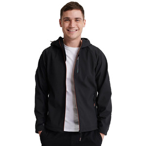OEM CUSTOM Lightweight Waterproof Soft Shell Hooded Windbreaker <b>Jacket</b> <b>Long</b> Sleeve Winter with Zipper Wholesale Outdoor 2026 - Product Image 3