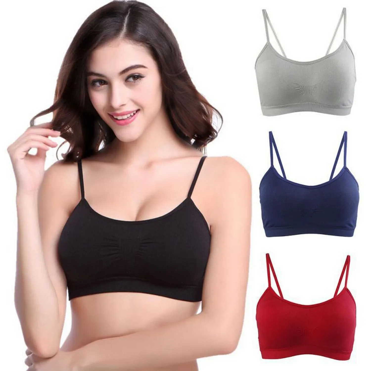 Soutien-gorge de sport pour femmes, logo personnalisé, haut avec fermeture éclair avant, vêtements Sexy de Fitness, grande taille