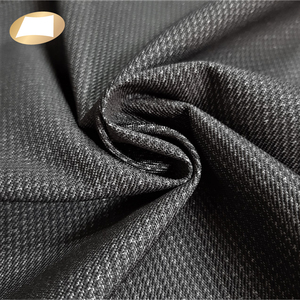 Tissu serviette 95% polyester 5% élastique, petit tissu couleur blanc et noir pour chemises - Product Image 3