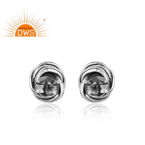 Boucles d'oreilles naturelles en pierres précieuses zircon, boucles d'oreilles pour filles, bijouterie enveloppée en argent Sterling anodisé, vente en gros - Product Image 3