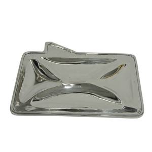 Bandeja DE SERVICIO DE ALUMINIO plateada de diseño para restaurante y Hotel en casa para uso decorativo de artículos de servicio - Product Image 3