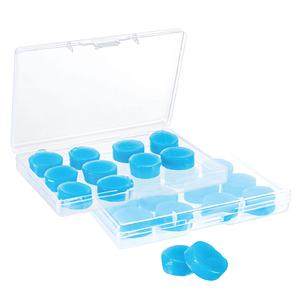 Bouchons d'oreille en silicone moulé NRR 25dB de haute qualité pour la protection auditive en gros de natation - Product Image 1