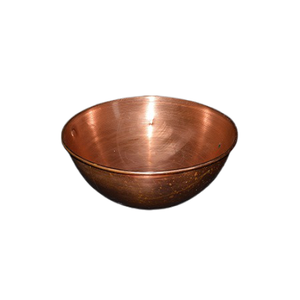 Bol à pédicure en cuivre pour usage en salon, qualité exclusive, forme ronde, bol à manucure et pédicure à bas prix - Product Image 1