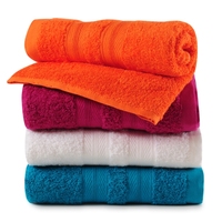 White Solid Color 3-Piece Cotton Woven Bath Towel Set with Quick-Dry & Azo-Free Features for Adults