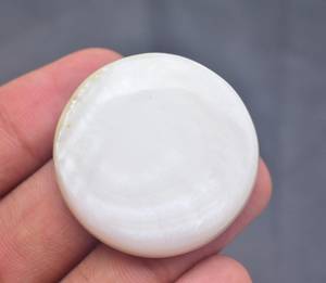 Cabochon mère de perles 50 cm, mouton blanc naturel, ample, pierres précieuses, vente en gros, vadrouille - Product Image 2