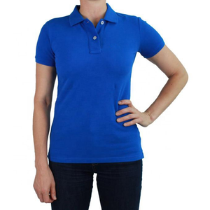 Haute Qualité 100% Coton Femme Couleur Unie Polo t-shirt De Fabrication Directe D'usine De Bangladesh - Product Image 4