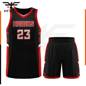 Uniforme de basket-ball personnalisé en polyester pour hommes, vêtements de sport unisexes par sublimation, nom de l'équipe, logo imprimé, maillot XS personnalisable - Product Image 2