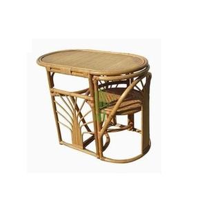 Modèle de table de meubles de maison modernes VGA RT45 fabriqué au Vietnam Usine avec un design en bambou naturel et en rotin - Product Image 1