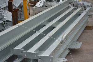 Línea de transmisión de acero angular de 500kv, línea de transmisión eléctrica autoportante - Product Image 6