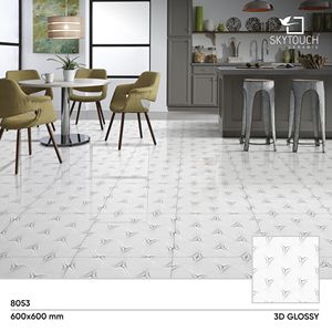 Alto grado Goodone gris perlado antideslizante 600x600mm sala de estar gris blanco acabado azulejo de porcelana - Product Image 4